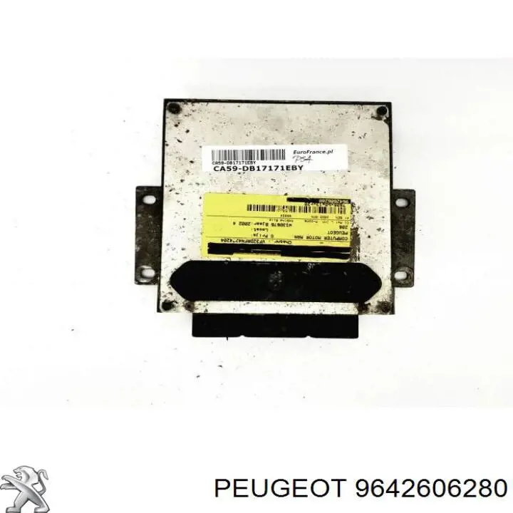 Módulo de direção (Centralina eletrônica) de motor 9642606280 Peugeot/Citroen