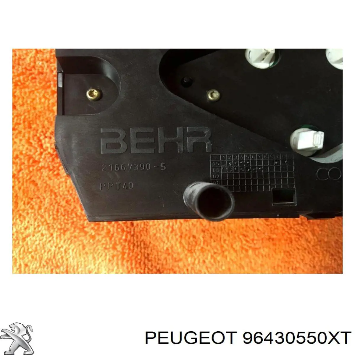 Unidade de controlo dos modos de aquecimento/condicionamento Peugeot/Citroen 96430550XT preço, a partir de 40,93 USD