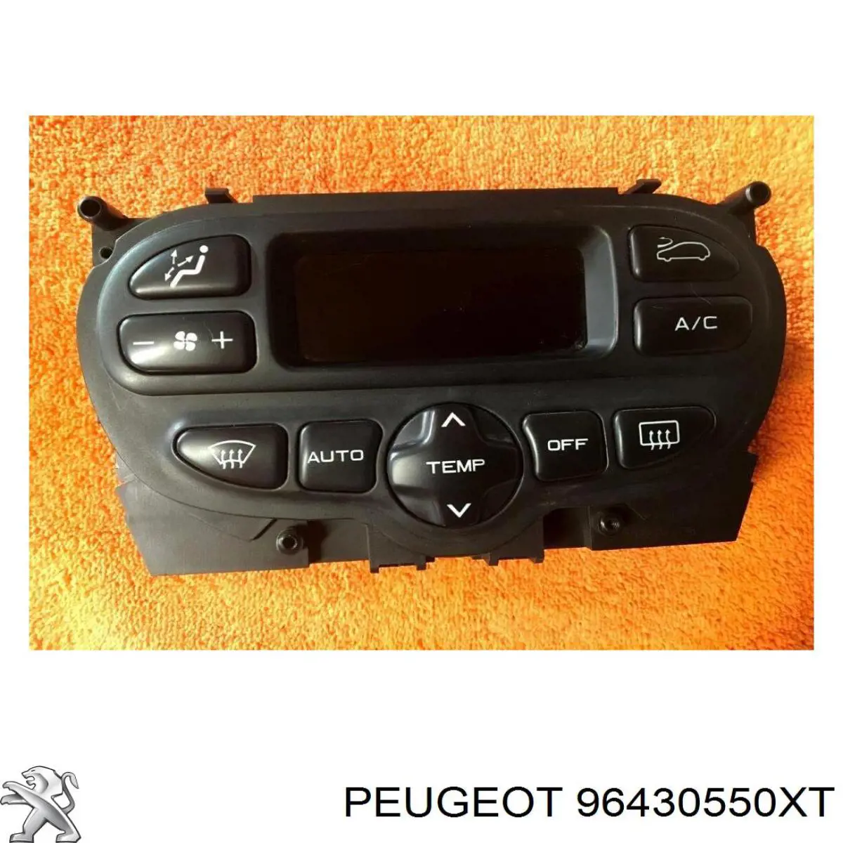 Unidade de controlo dos modos de aquecimento/condicionamento 96430550XT Peugeot/Citroen