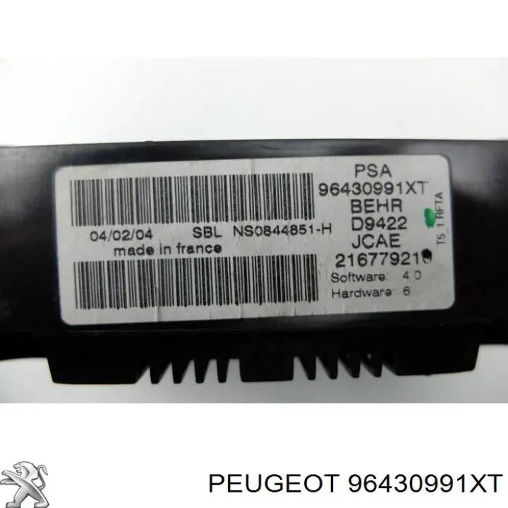 Compre 96430991XT Peugeot/Citroen Unidade de controlo dos modos de aquecimento/condicionamento