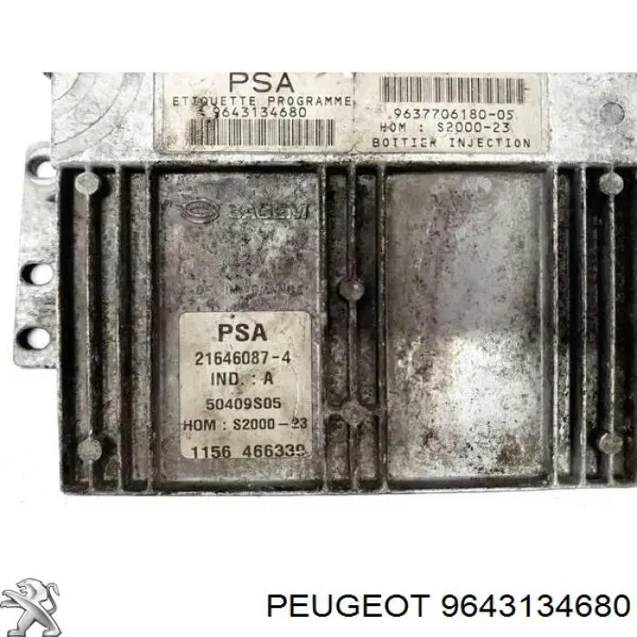Módulo de direção (Centralina eletrônica) de motor Peugeot/Citroen 9643134680 preço, a partir de 57,92 USD