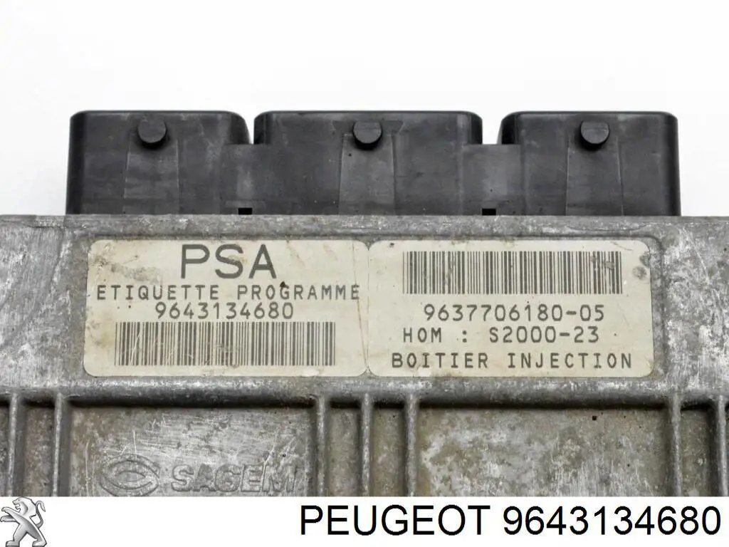 Compre 9643134680 Peugeot/Citroen Módulo de direção (Centralina eletrônica) de motor