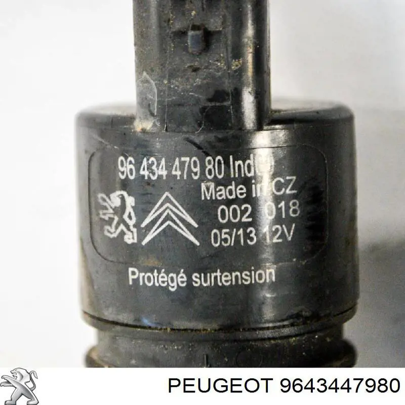 Bomba de motor de fluido para lavador de vidro dianteiro/traseiro Renault (RVI) 9643447980 preço, a partir de 30,65 USD