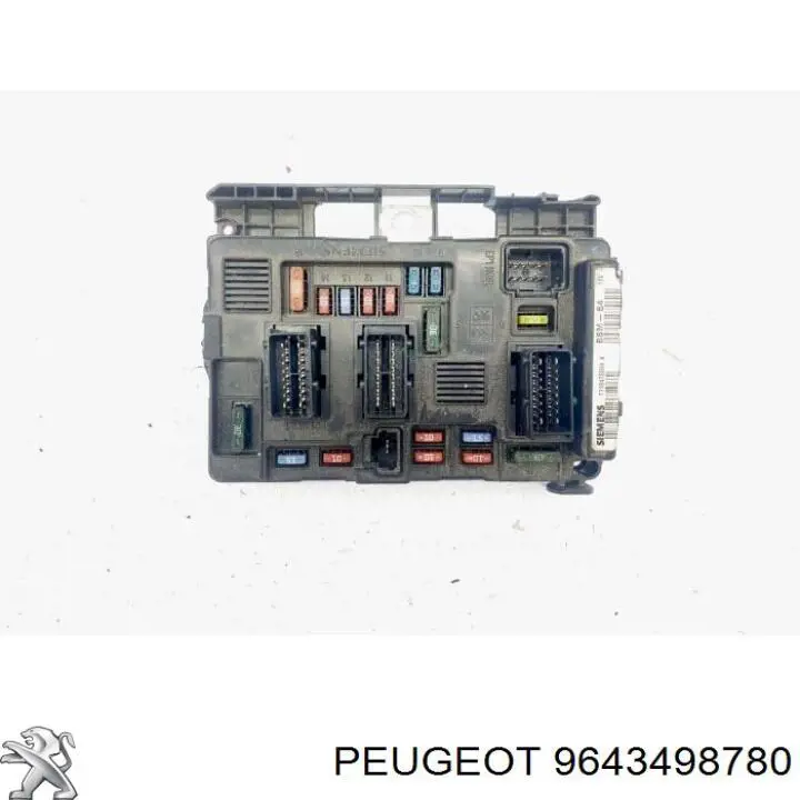 9643498780 Peugeot/Citroen Unidade de dispositivos de segurança