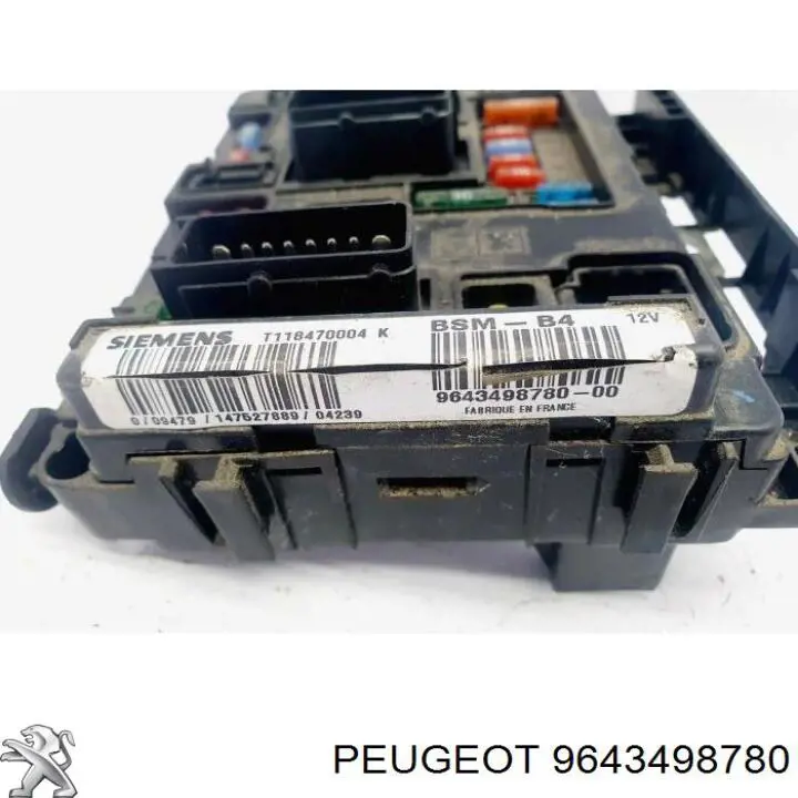 Compre 9643498780 Peugeot/Citroen Unidade de dispositivos de segurança