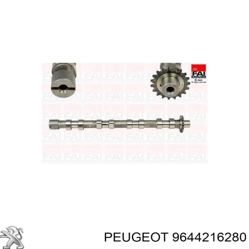9644216280 Peugeot/Citroen Árvore distribuidora de motor de admissão