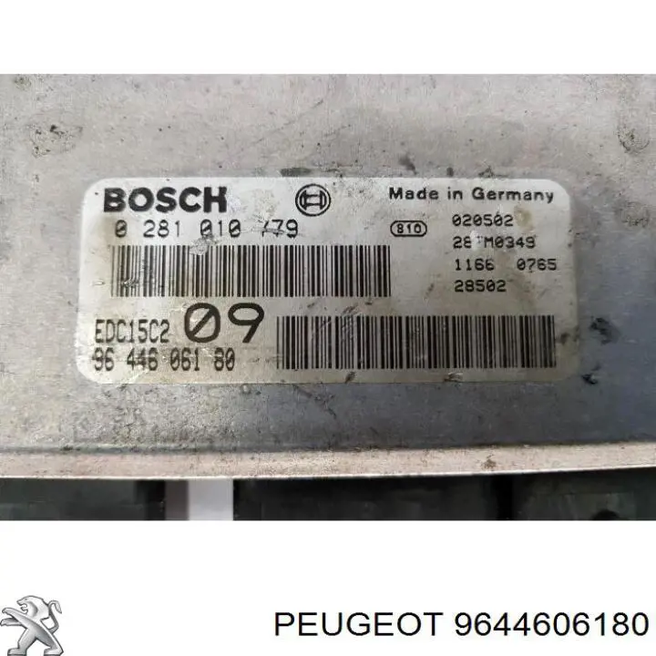 Módulo de direção (Centralina eletrônica) de motor Peugeot/Citroen 9644606180
