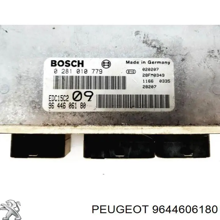 9644606180 Peugeot/Citroen Módulo de direção (Centralina eletrônica) de motor