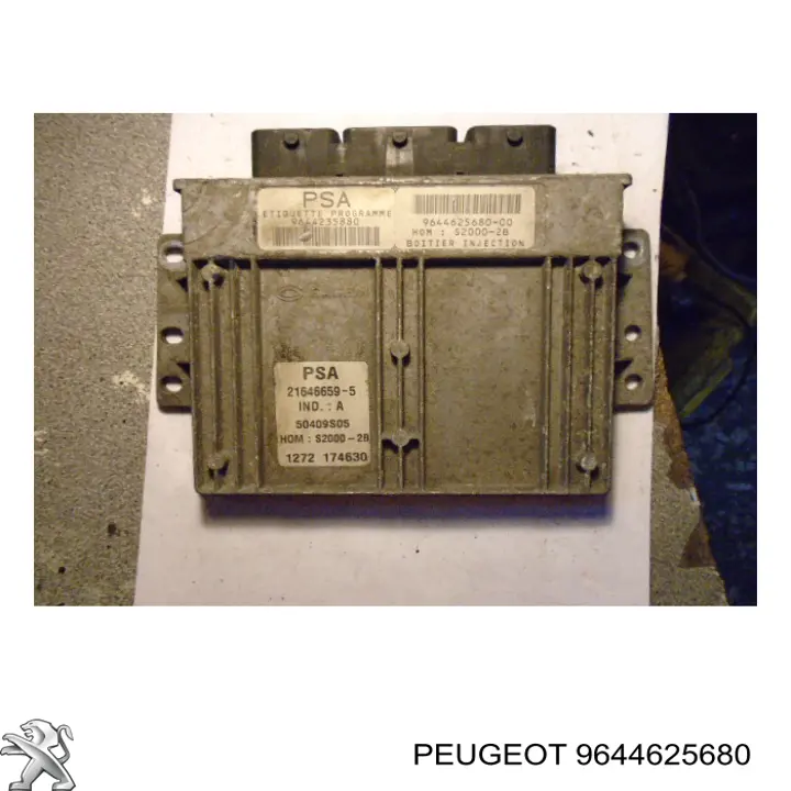 Módulo de direção (Centralina eletrônica) de motor 9644625680 Peugeot/Citroen