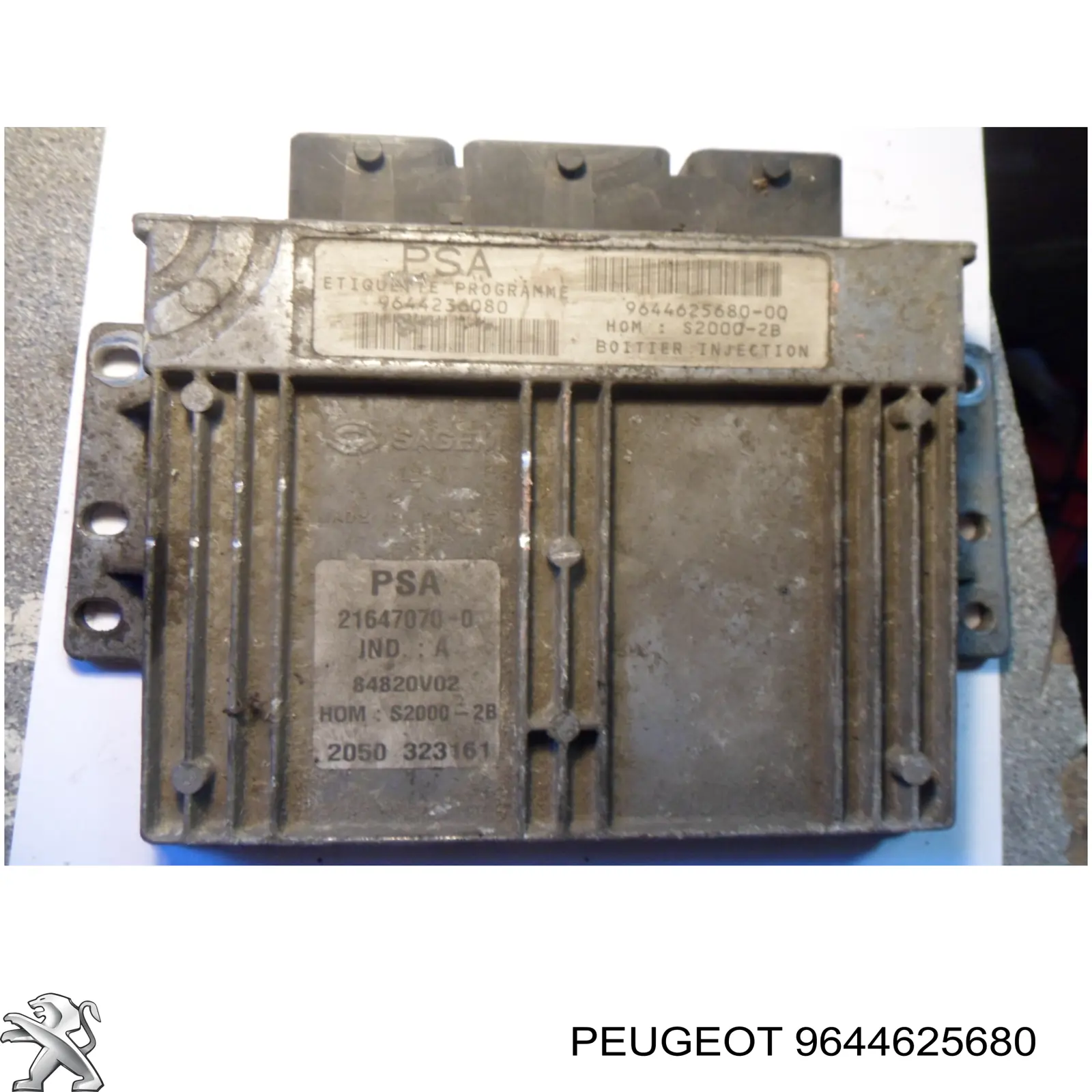 Módulo de direção (Centralina eletrônica) de motor 9644625680 Peugeot/Citroen