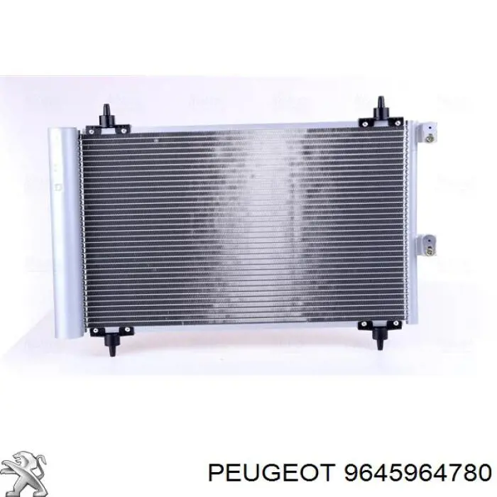 9645964780 Peugeot/Citroen Radiador de aparelho de ar condicionado