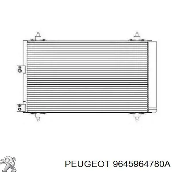 Compre 9645964780A Peugeot/Citroen Radiador de aparelho de ar condicionado