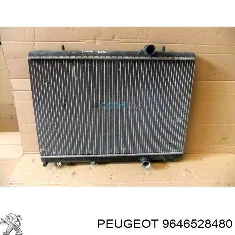 9646528480 Peugeot/Citroen Radiador de esfriamento de motor