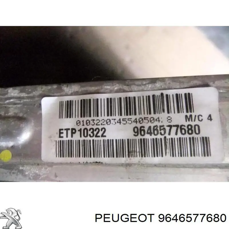Compre 9646577680 Peugeot/Citroen Radiador de esfriamento de motor