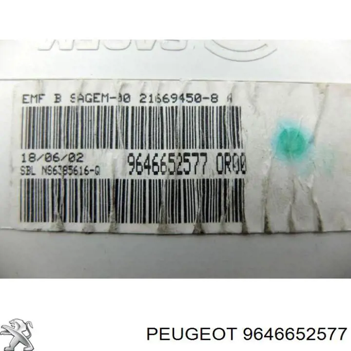  Peugeot/Citroen 9646652577 preço, a partir de 83,10 USD