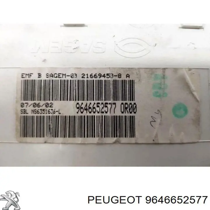 Compre 9646652577 Peugeot/Citroen 