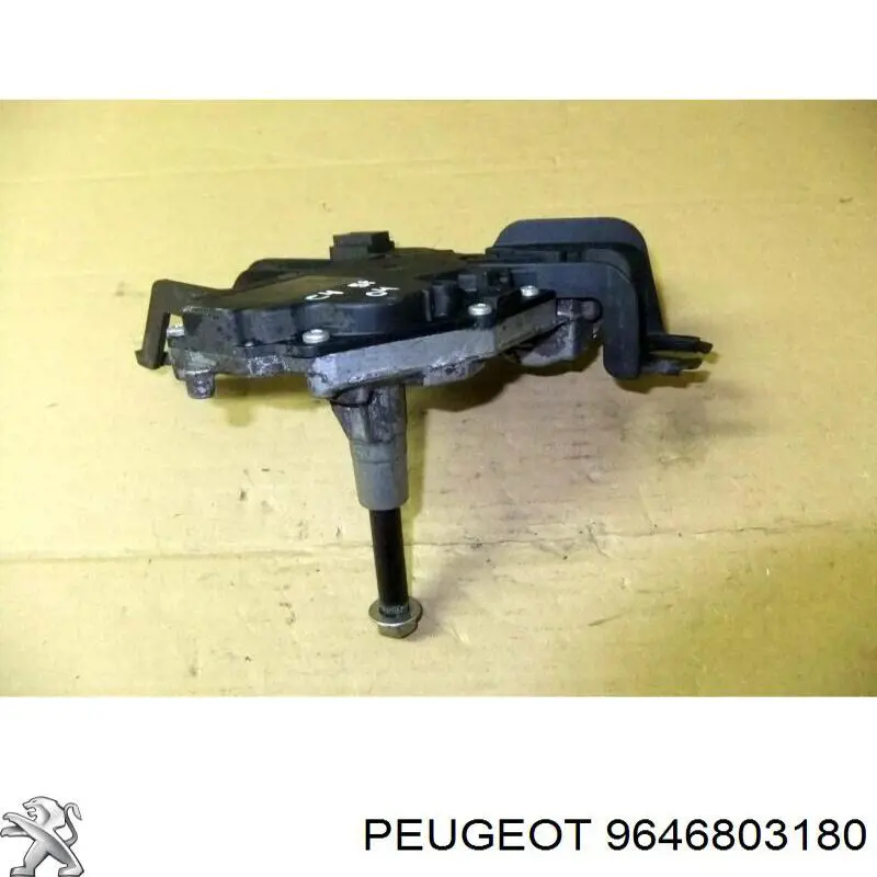 9646803180 Peugeot/Citroen Motor de limpador pára-brisas de vidro traseiro