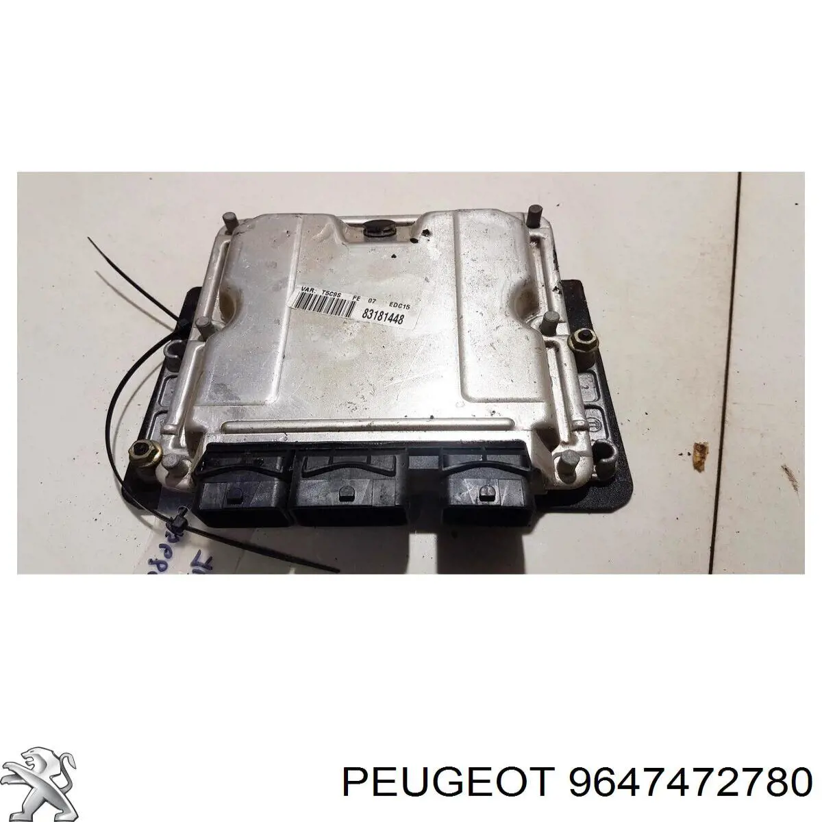 9647472780 Peugeot/Citroen Módulo de direção (Centralina eletrônica) de motor