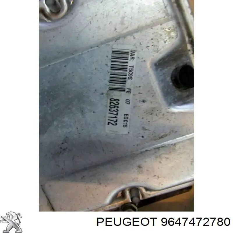 Módulo de direção (Centralina eletrônica) de motor Peugeot/Citroen 9647472780