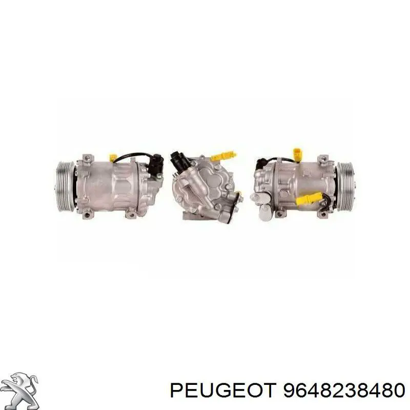 Compressor de aparelho de ar condicionado Peugeot/Citroen 9648238480 preço, a partir de 136,44 USD