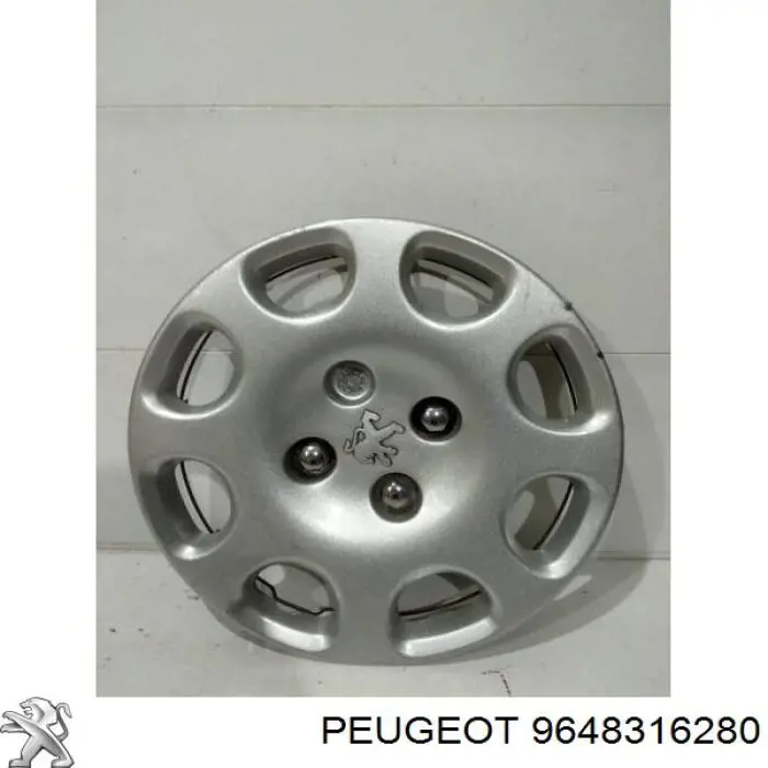 9648316280 Peugeot/Citroen Coberta de disco de roda