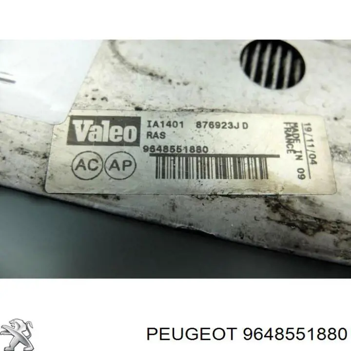 Radiador de intercooler Peugeot/Citroen 9648551880 preço, a partir de 35,75 USD