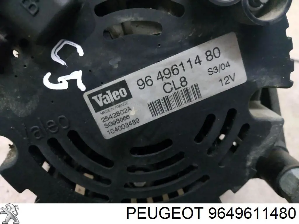 Gerador Peugeot/Citroen 9649611480 preço, a partir de 80,02 USD