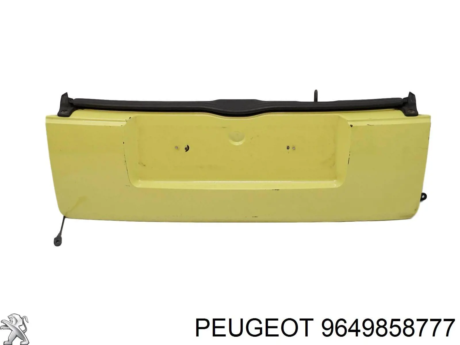 9649858777 Peugeot/Citroen Puxador externo de tampa de porta-malas (de 3ª/5ª porta traseira)