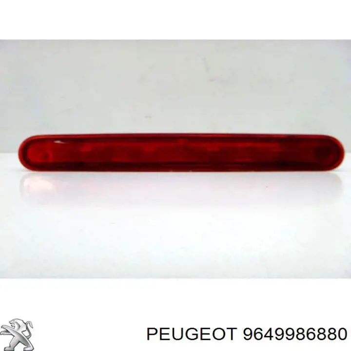 9649986880 Peugeot/Citroen Sinal de parada traseiro adicional