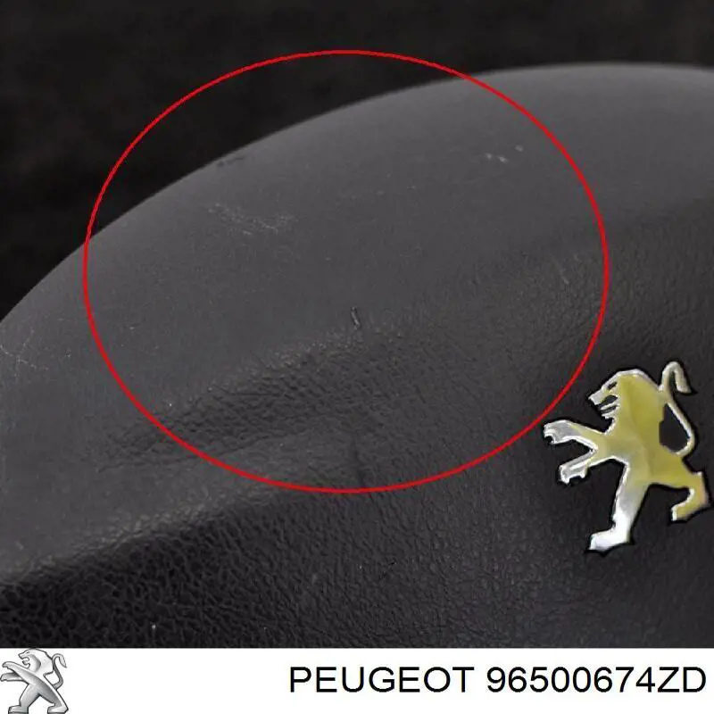 Compre 96500674ZD Peugeot/Citroen Cinto de segurança (AIRBAG) de condutor