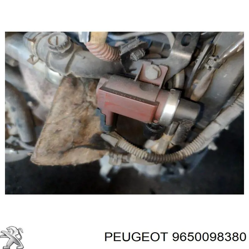 Compre 9650098380 Peugeot/Citroen Válvula solenoide de regulação de comporta EGR