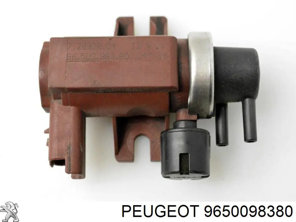 Compre 9650098380 Peugeot/Citroen Válvula solenoide de regulação de comporta EGR