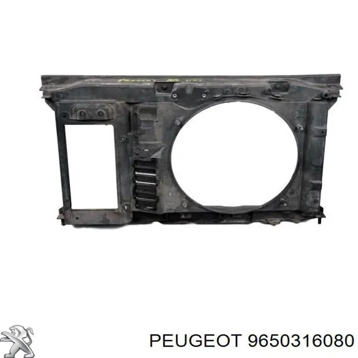 9650316080 Peugeot/Citroen Difusor do radiador de esfriamento