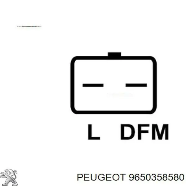 9650358580 Peugeot/Citroen Gerador