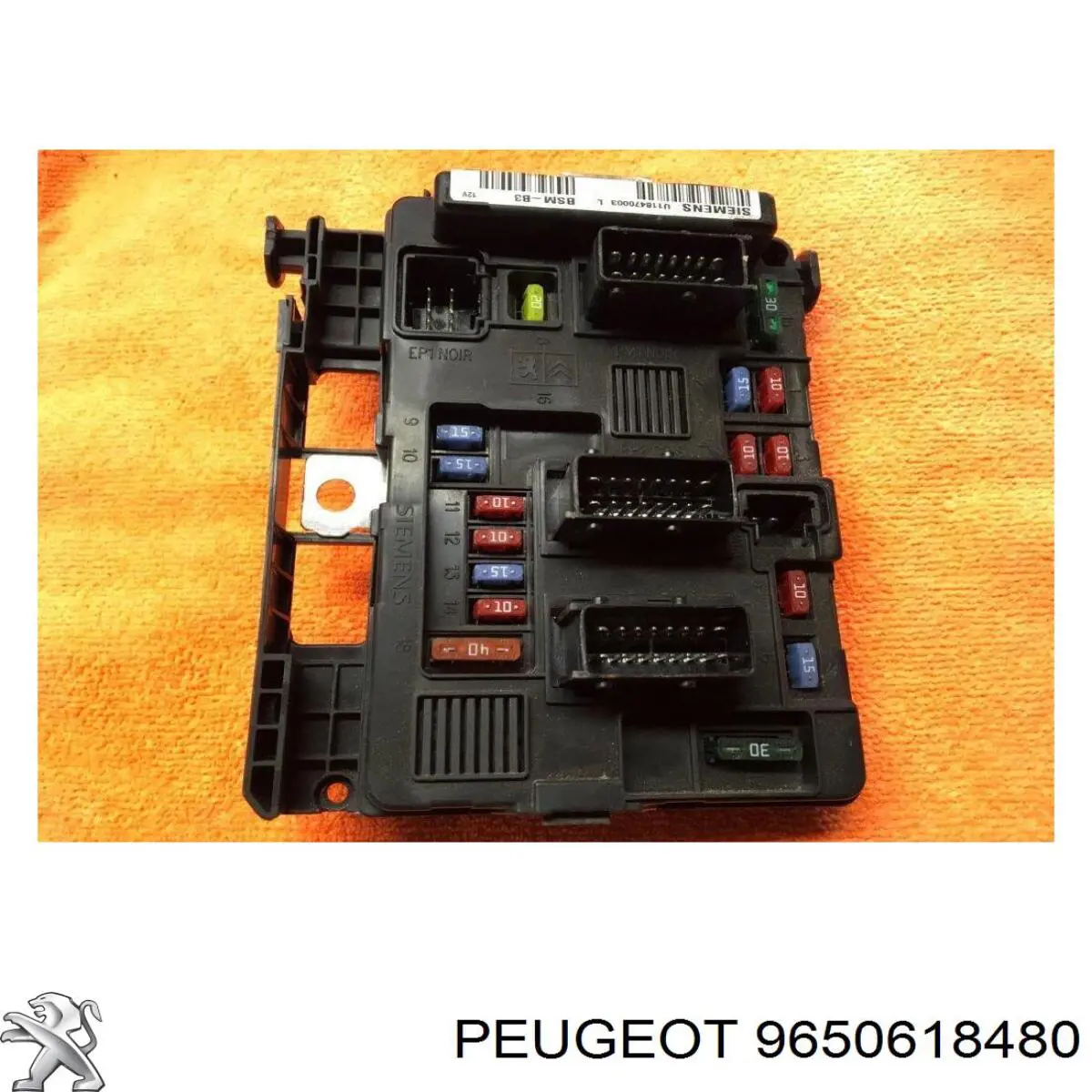 9650618480 Peugeot/Citroen Unidade de dispositivos de segurança