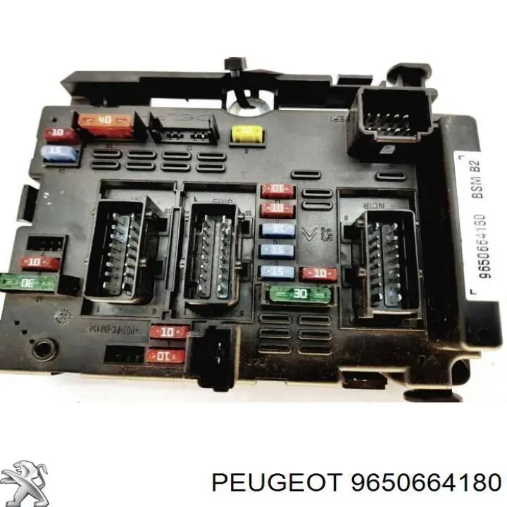 Unidade de dispositivos de segurança Peugeot/Citroen 9650664180