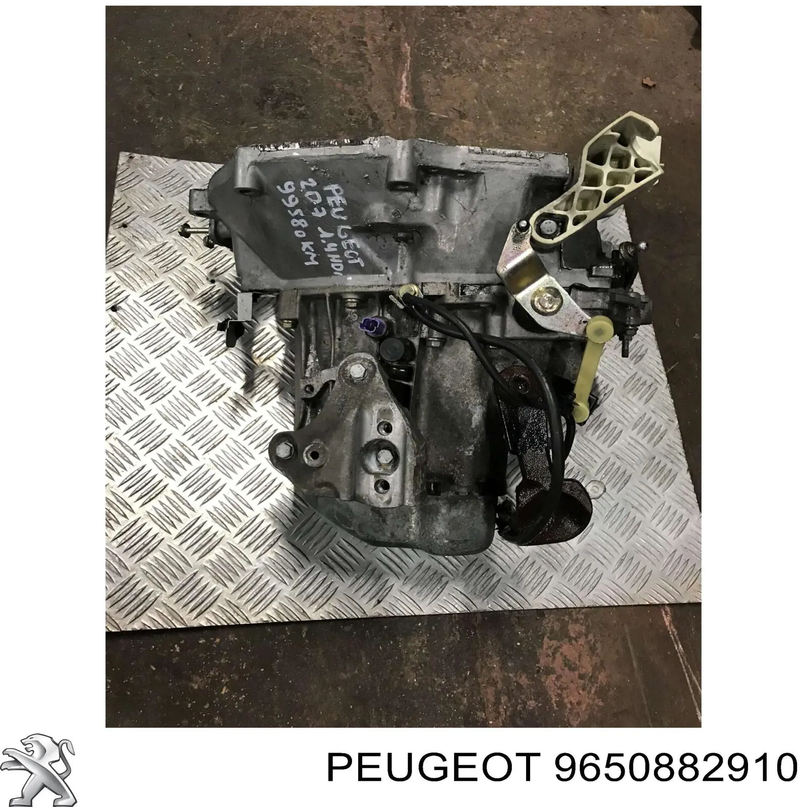 9650882910 Peugeot/Citroen Caixa de Mudança montada (caixa mecânica de velocidades)