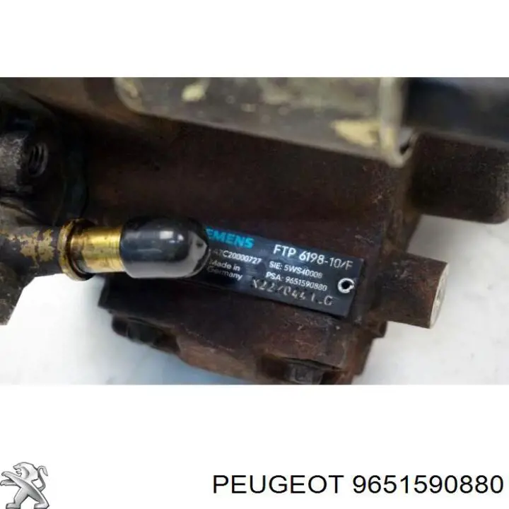 Bomba de combustível de pressão alta Peugeot/Citroen 9651590880 preço, a partir de 97,21 USD