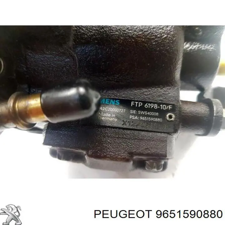 Compre 9651590880 Peugeot/Citroen Bomba de combustível de pressão alta