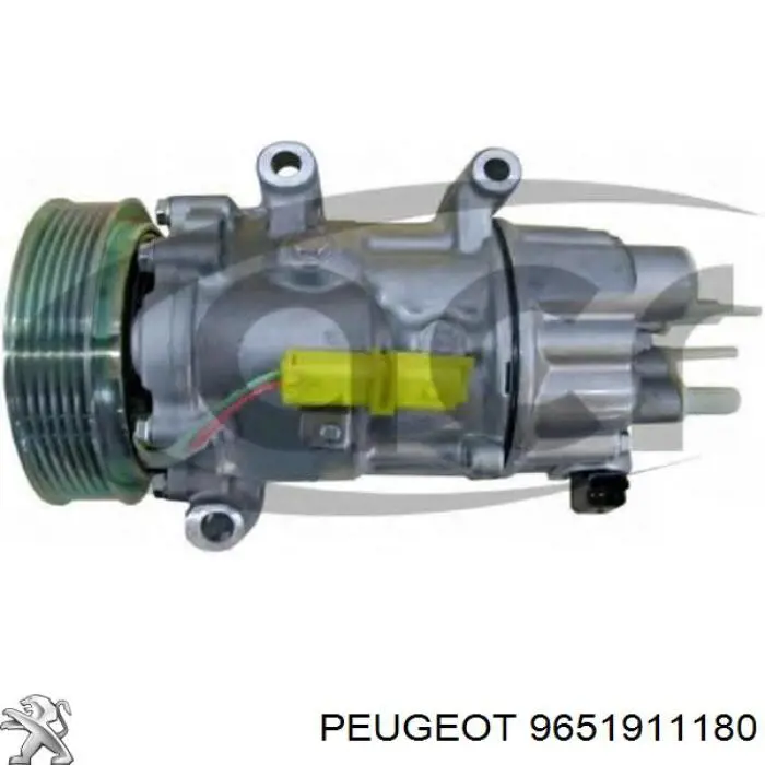 Compressor de aparelho de ar condicionado Peugeot/Citroen 9651911180 preço, a partir de 125,99 USD