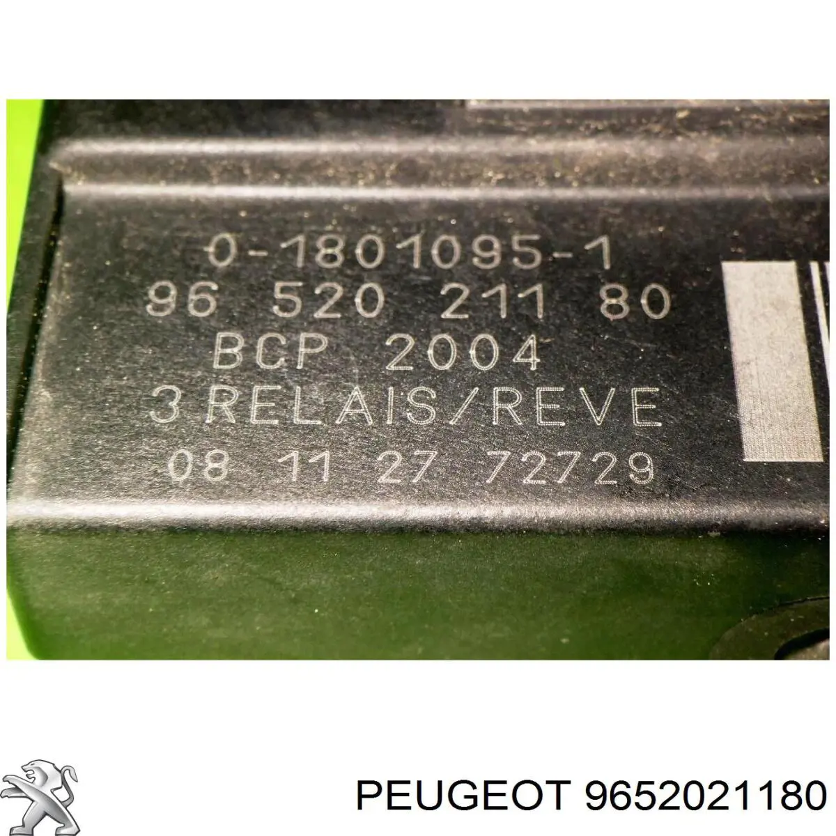 Regulador de revoluções de ventilador de esfriamento (unidade de controlo) Peugeot/Citroen 9652021180