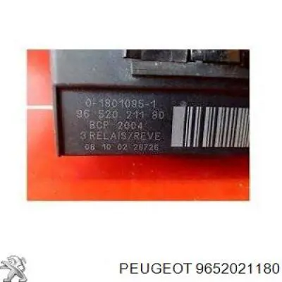 Compre 9652021180 Peugeot/Citroen Regulador de revoluções de ventilador de esfriamento (unidade de controlo)