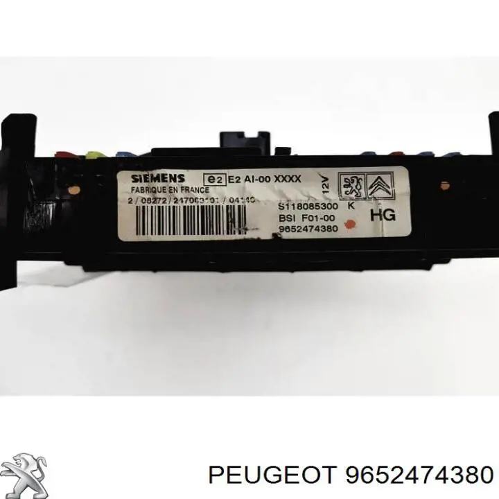  9652474380 Peugeot/Citroen