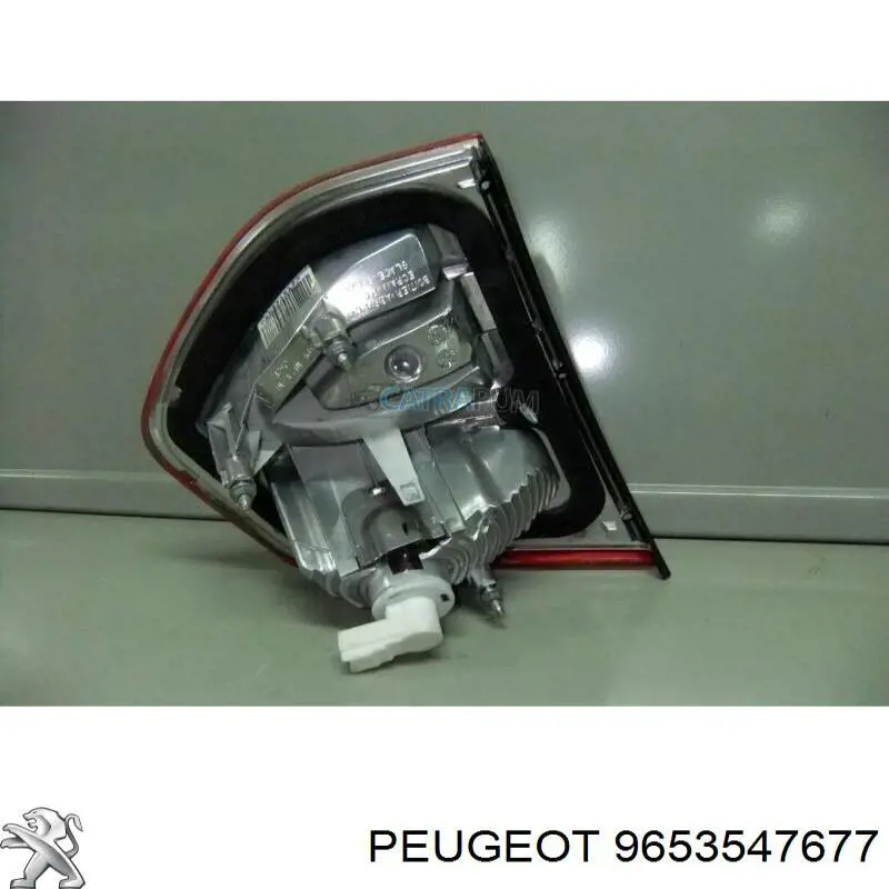 Compre 9653547677 Peugeot/Citroen Lanterna traseira direita interna
