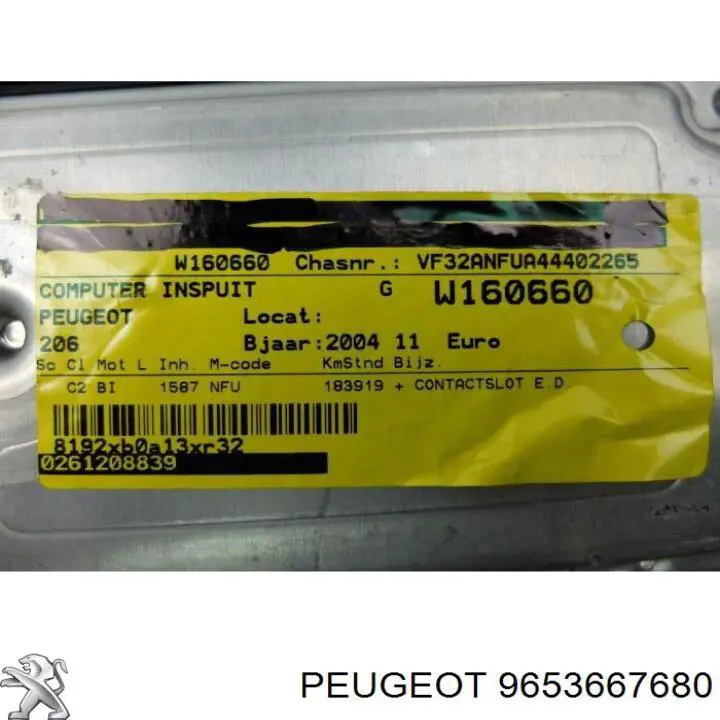 Compre 9653667680 Peugeot/Citroen 