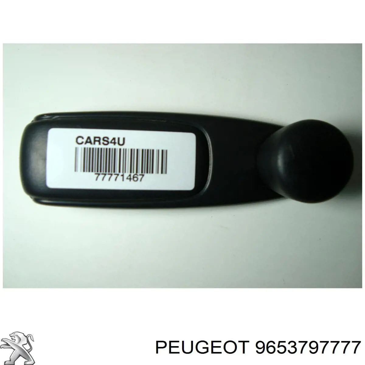 00009240F4 Peugeot/Citroen Punho de acionamento de vidro da porta traseira