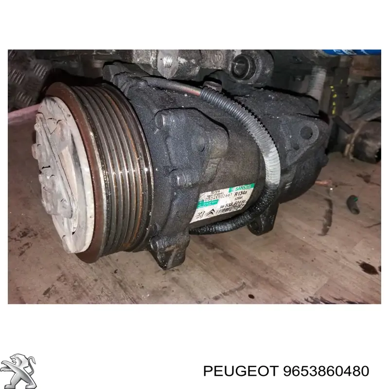 Compressor de aparelho de ar condicionado Peugeot/Citroen 9653860480 preço, a partir de 163,73 USD