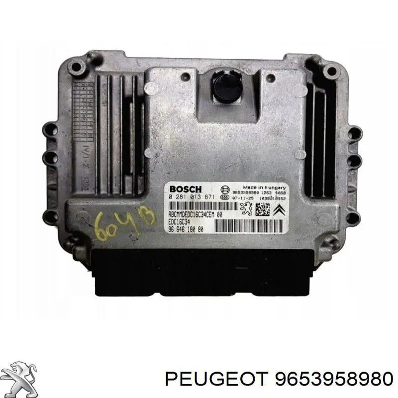 Módulo de direção (Centralina eletrônica) de motor Peugeot/Citroen 9653958980 preço, a partir de 40,86 USD
