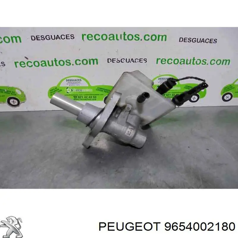 9654002180 Peugeot/Citroen Cilindro mestre do freio