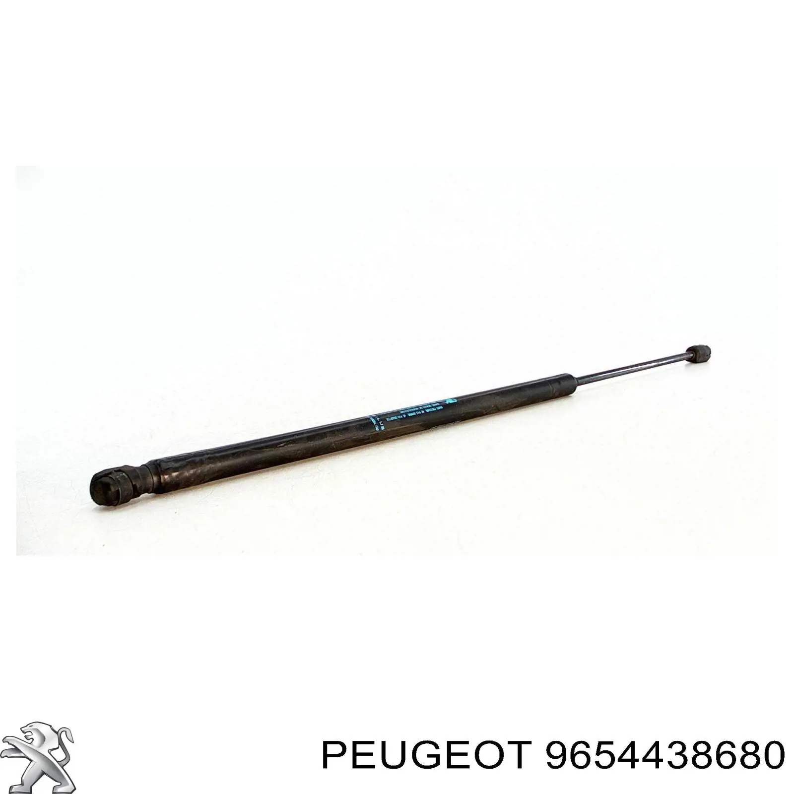 9654438680 Peugeot/Citroen Amortecedor de tampa de porta-malas (de 3ª/5ª porta traseira)